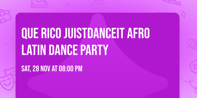 Que Rico JuistDanceIt Afro Latin Dance Party — muziek in Friesland