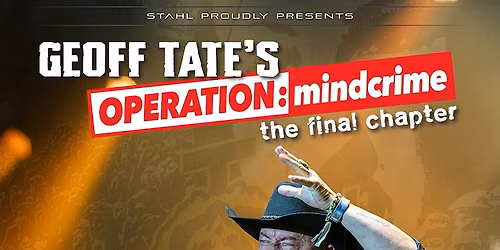 [UITVERKOCHT!] Geoff Tate’s Operation: Mindcrime – The Final Chapter – Iduna, Drachten — Uitgaan in Friesland