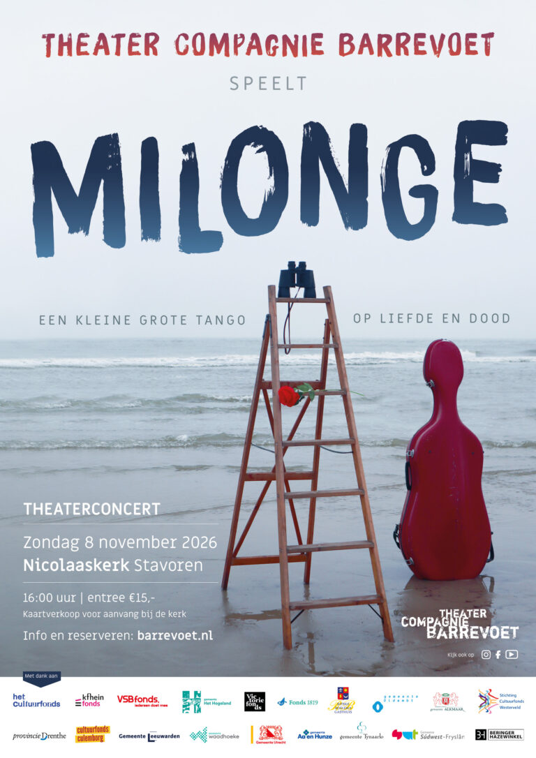 Milonge – Theaterconcert over tango, liefde en dood — muziek in Friesland