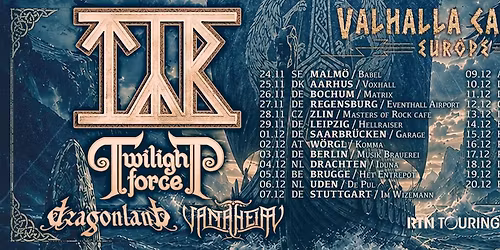 Týr • Twilight Force • Dragonland • Vanaheim – Iduna, Drachten — muziek in Friesland
