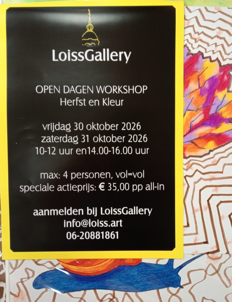 Creatieve Workshop LoissGallery Sneek in Sneek